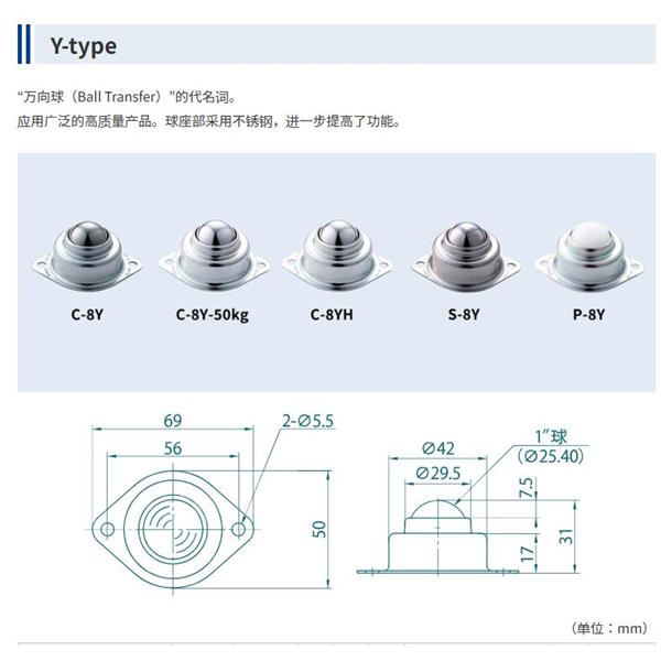 FREEBEAR福力百亞萬(wàn)向球無(wú)塵室規(guī)格S-5HK-POM-CR