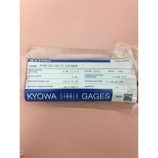 日本KYOWA超大箔式應(yīng)變片KFEM-5-120-C1-23 L5M2R